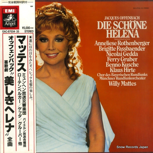 MATTES, WILLY offenbach; die schone helena EAC-87034