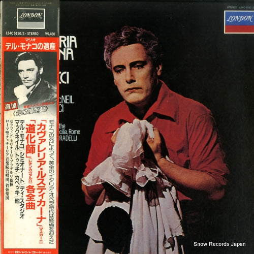 MONACO, MARIO DEL mascagni; cavalleria rusticana / leoncavallo; i pagliacci L54C-5150