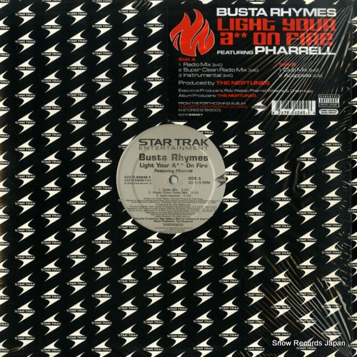 RHYMES, BUSTA light your ass on fire 82876-54245-1