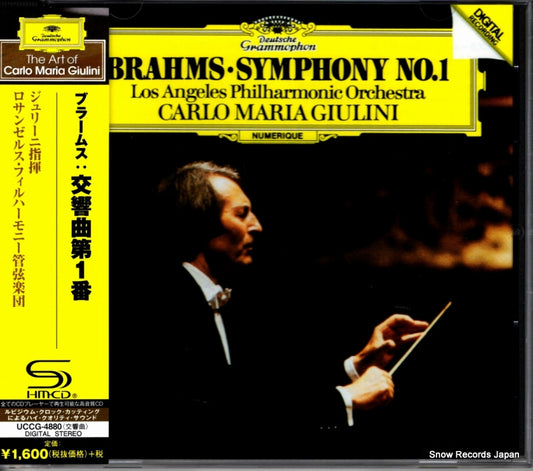 GIULINI, CARLO MARIA brahms; symphony no.1 UCCG-4880