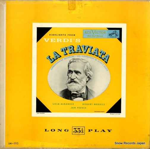 V/A verdi; highlights from la traviata LM-1115