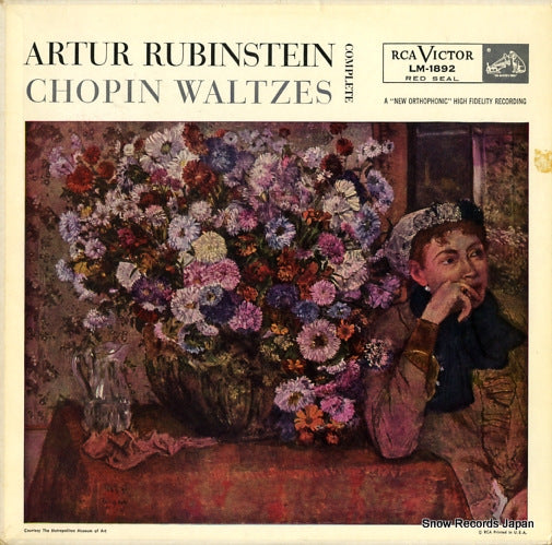 RUBINSTEIN, ARTUR chopin; waltzes complete LM-1892