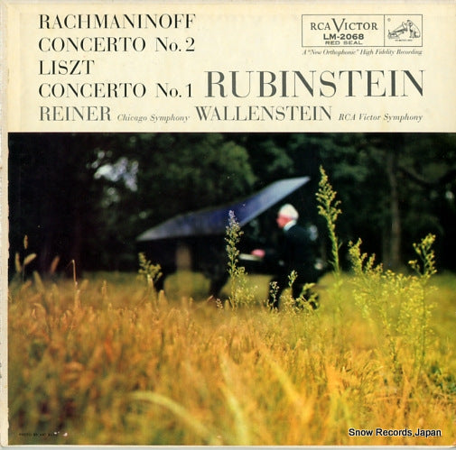 RUBINSTEIN, ARTUR rachmaninoff; concerto no.2 LM-2068