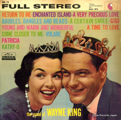 KING, WAYNE the sound of wayne king SDL13