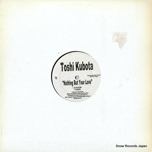 KUBOTA, TOSHINOBU nothing but your love EPIC7405