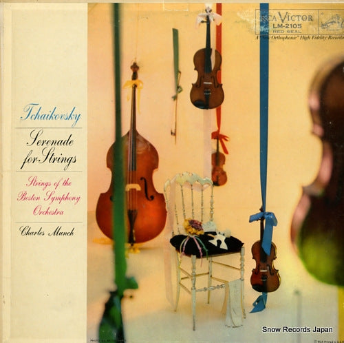 MUNCH, CHARLES tchaikovsky; serenade for strings LM2105