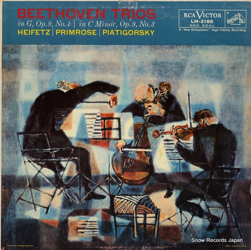 HEIFETZ, JASCHA beethoven; trio no.1 / no.3 LM2186