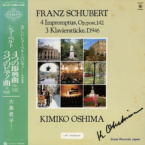 OSHIMA, KIMIKO schubert; 4 impromptus, 3 klavierstucke NAS-1347