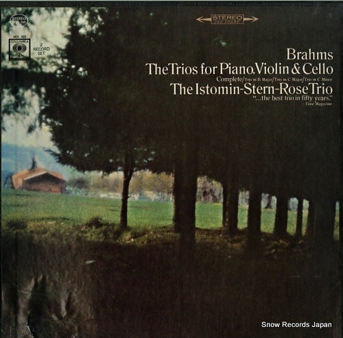 ISTOMIN-STERN-ROSE TRIO, THE brahms; the trios for piano, violin & cello M2L360