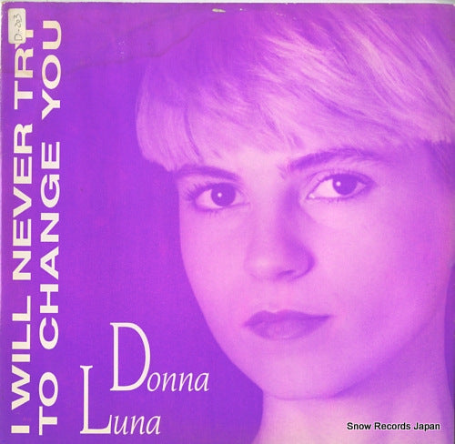 LUNA, DONNA i will never try to change you FL8467