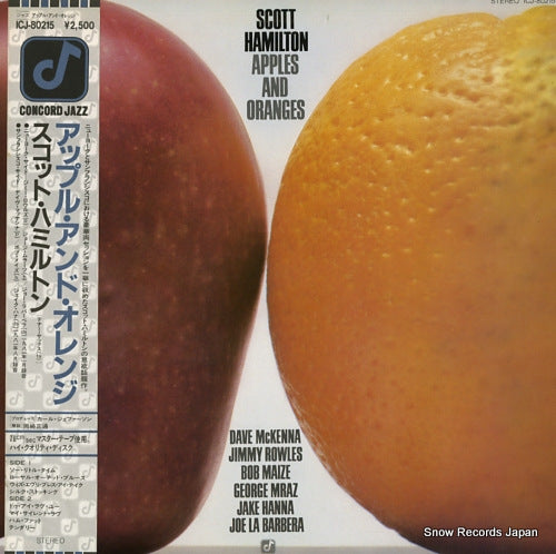 HAMILTON, SCOTT apples and oranges ICJ-80215