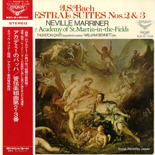 MARRINER, NEVILLE bach; orchestral suites nos.2 & 3 SLA(A)1025