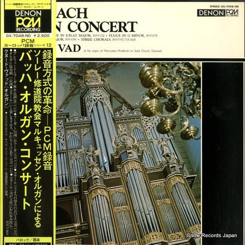 VAD, KNUD bach; organ concert OX-7048-ND