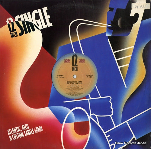 GENUINE PARTS did it feel like love 0-86730