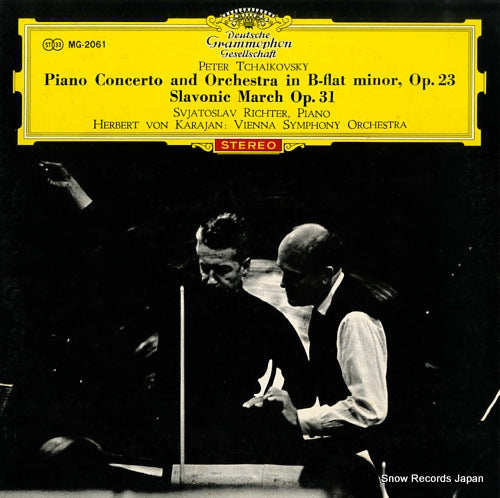 KARAJAN, HERBERT VON tchaikovsky; piano concerto and orchestra no.1 in b- flat minor, op.23 MG-2061
