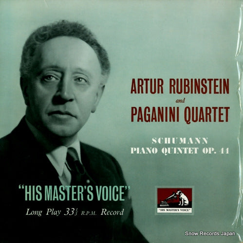 RUBINSTEIN, ARTUR schumann; piano quintet op.44 BLP1031