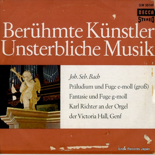 RICHTER, KARL bach; praludium und fuga e-moll SLW50149