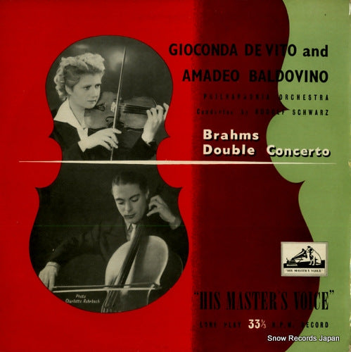 VITO, GIOCONDA DE, AND AMADEO BALDOVINO brahms; double concerto BLP1028