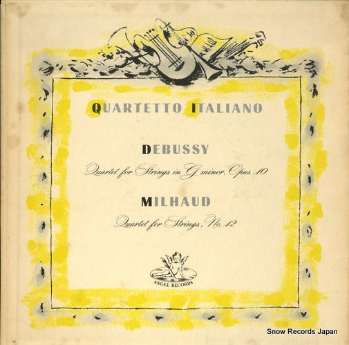 QUARTETTO ITALIANO debussy; quartet in g minor op.10 ANG.35130