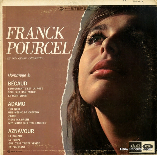 POURCEL, FRANCK hommage a; becaud, adamo, aznavour SPAM67.226