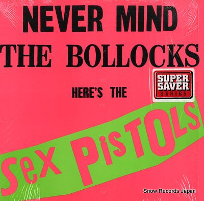 SEX PISTOLS never mind the bollocks BSK3147
