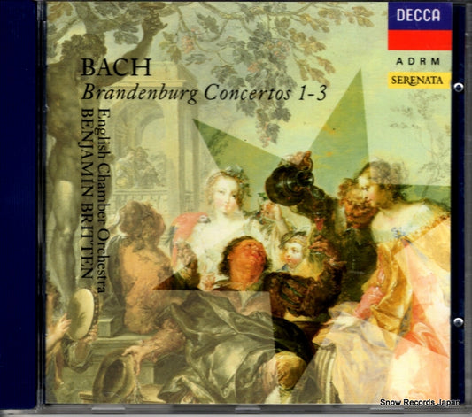 BRITTEN, BENJAMIN bach; brandenburg concertos 1-3 425725-2