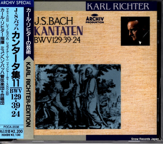 RICHTER, KARL bach; kantaten bwv129.39.24 POCA-2038