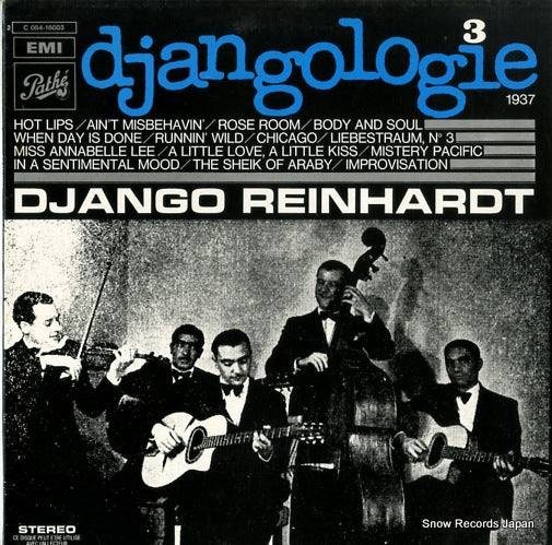 REINHARDT, DJANGO djangologie 3 2C054-16003