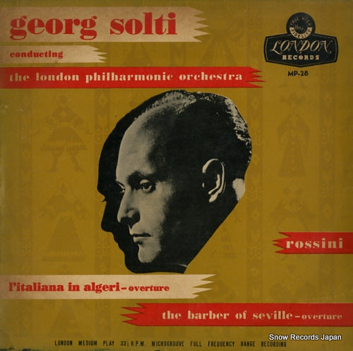 SOLTI, GEORGE rossini; l'italiana in algeri-overture MP-28