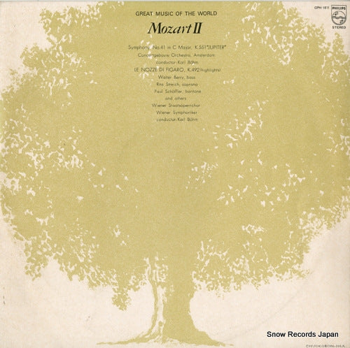 BOHM, KARL mozart; symphony no.41 "jupiter" CPH-1011