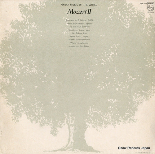 BOHM, KARL mozart; requiem CPH-1012