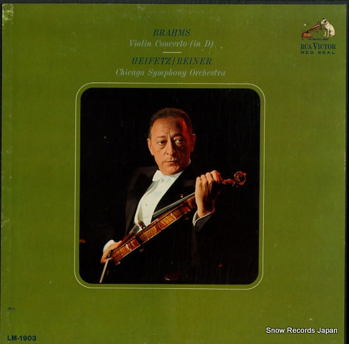 HEIFETZ, JASCHA brahms; violin concerto LM1903