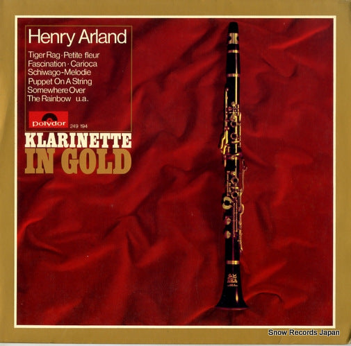 ARLAND, HENRY klarinette in gold 249194