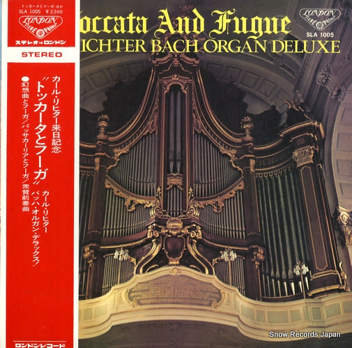 RICHTER, KARL bach; toccata and fugue SLA1005