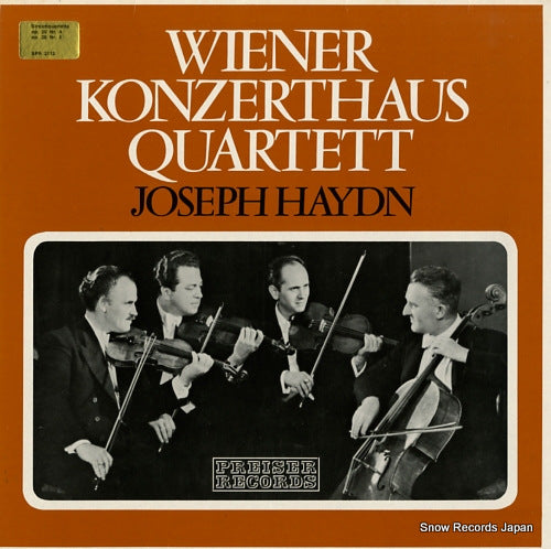 WIENER KONZERTHAUS QUARTETT haydn; streichquartette nr.34, nr.35 SPR3113