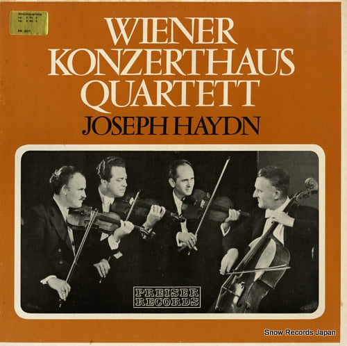 WIENER KONZERTHAUS QUARTETT haydn; streichquartette nr.21, nr.22 PR3077 / FK50129