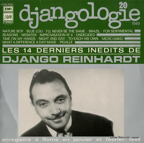 REINHARDT, DJANGO djangologie - 20 (1949) 2C054-16020