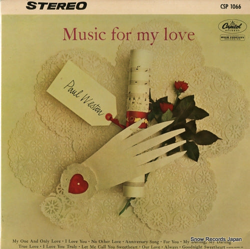 WESTON, PAUL music for my love CSP-1066