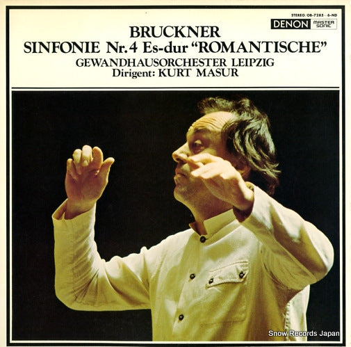 MASUR, KURT bruckner; sinfonie nr.4 es-dur "romantische" OB-7285-6-ND