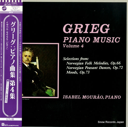 MOURAO, ISABEL grieg; piano music vol.4 H-4774
