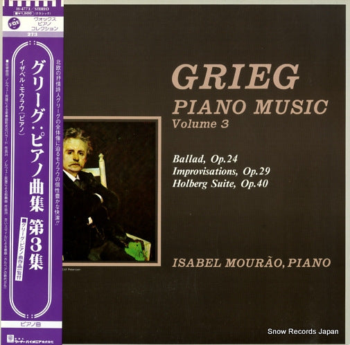 MOURAO, ISABEL grieg; piano music vol.3 H-4773