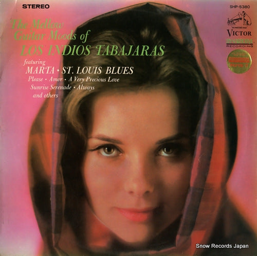 LOS INDIOS TABAJARAS the mellow guitar moods of los indios tabajaras SHP-5380