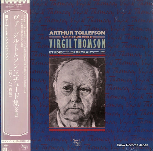 TOLLEFSON, ARTHUR virgil thomson etudes complete portraits selections G-7507