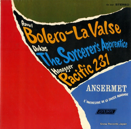 ANSERMET, ERNEST ravel; bolero & la valse CS6367