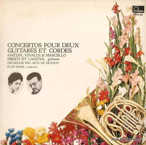 PRESTI, IDA, AND ALEXANDRE LAGOYA concertos pour deux guitares et cordes FCM-25