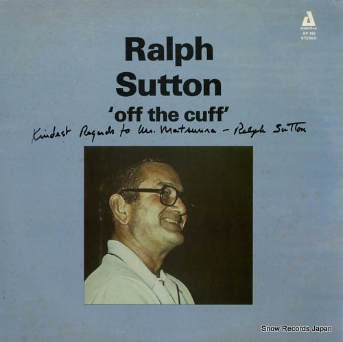 SUTTON, RALPH off the cuff AP-163