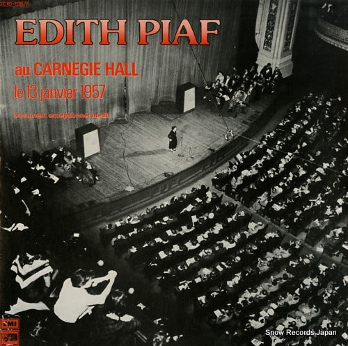 PIAF, EDITH au carnegie hall 2C162-15316
