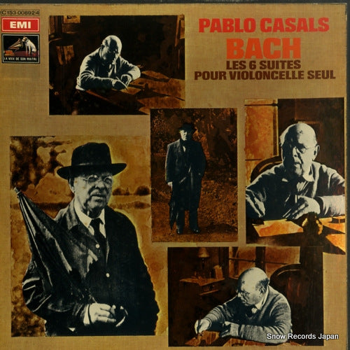 CASALS, PABLO bach; les 6 suites pour violoncelle seul 2C153-00892