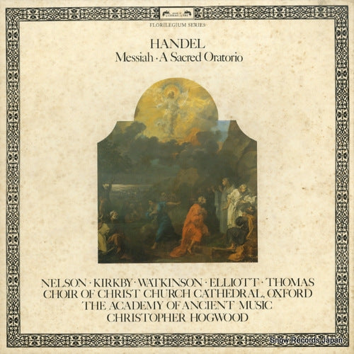 HOGWOOD, CHRISTOPHER handel; messiah a sacred oratorio D189D3