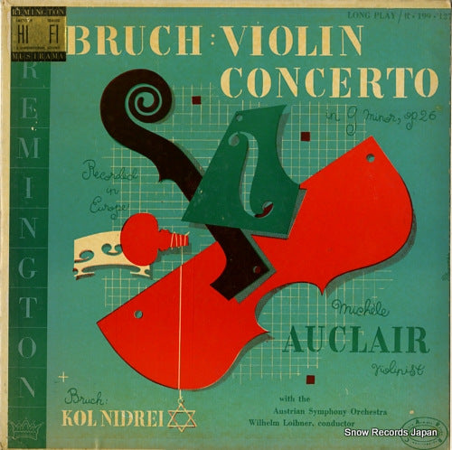 AUCLAIR, MICHELE bruch; violin concerto R-199-127